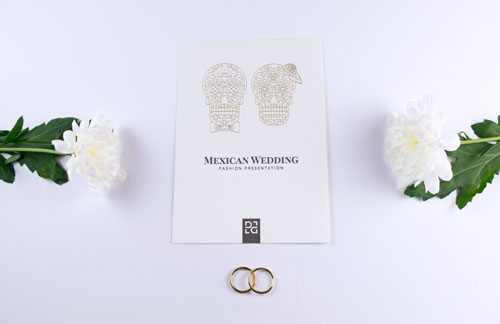 Mexican wedding invitation